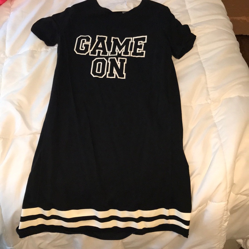 black body-con dress